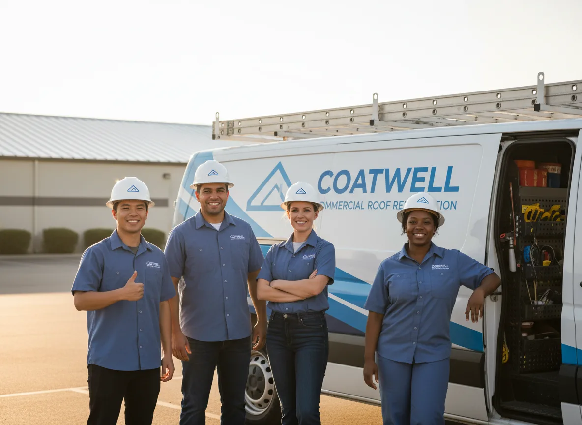 Commercial roof coating company in Vancourt, TX